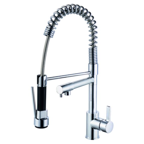 Mitigeur évier à douchette Calvi chromé - INVENTIV