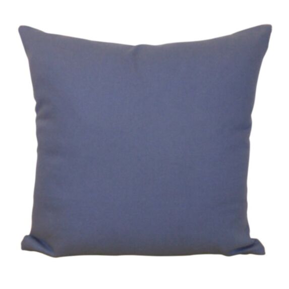 Coussin déhoussable coton Jaya 40x40cm bleu - INVENTIV