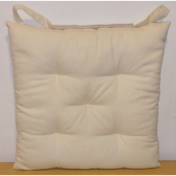 Galette de chaise Jaya écru 40x40cm - INVENTIV