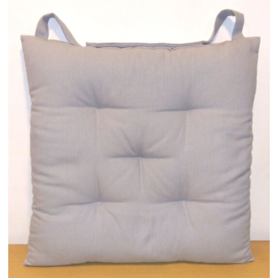 Galette de chaise Jaya gris clair 40x40cm - INVENTIV