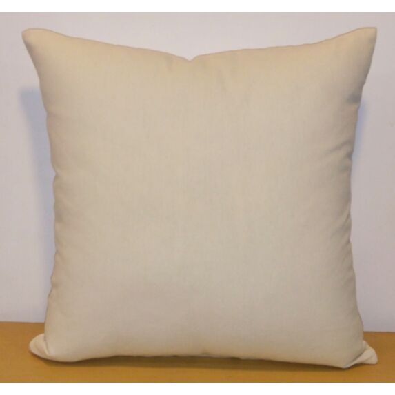 Coussin déhoussable coton Jaya écru 40x40cm - INVENTIV