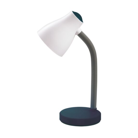 Lampe de bureau 25W bicolore blanc noir - INVENTIV
