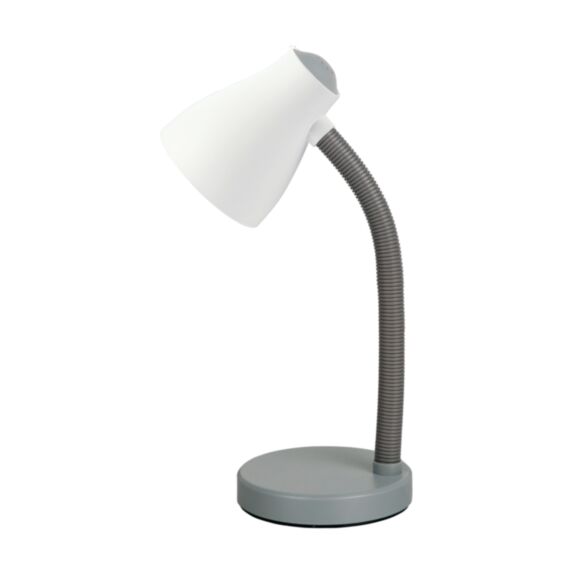 Lampe de bureau 25W bicolore blanc gris - INVENTIV