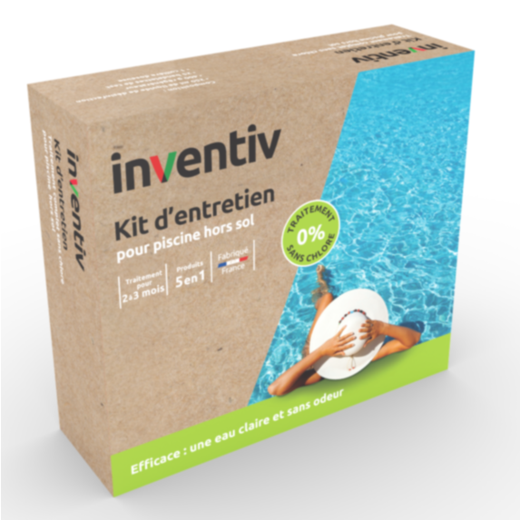 Coffret Entretien Piscine hors-sol Sans chlore - INVENTIV