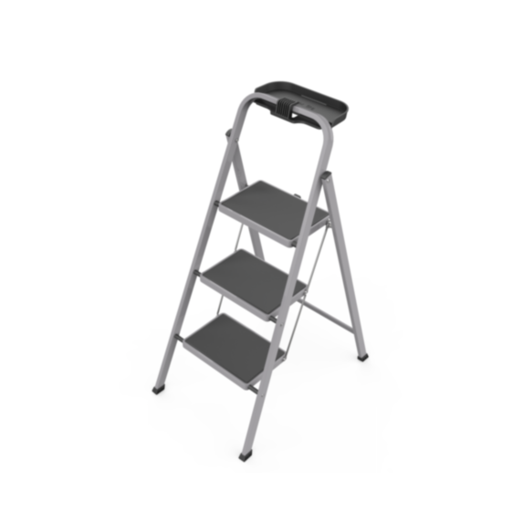 Marchepied 3 marches en Acier - INVENTIV