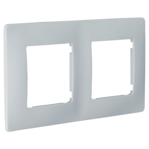 Double Plaque Finition Di-Line Zinc N°5 Gris - INVENTIV'