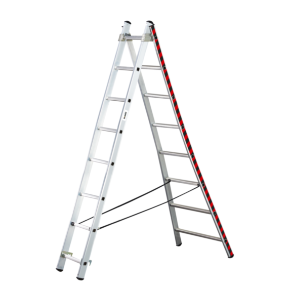 Echelle transformable base évasée 2x8 - 2m28/3m68 - Inventiv