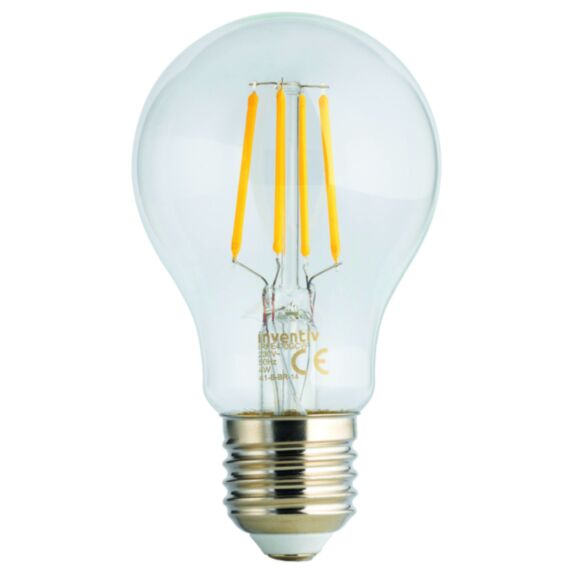 Ampoule Retroled filament E27 470lm 5W 2700K blanc chaud - INVENTIV