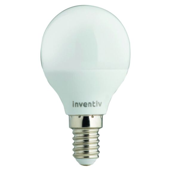 Ampoule led mini-globe E14 470lm 4,9W Ton chaud - INVENTIV