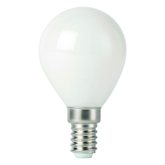 Ampoule Retroled sphérique opaque E14 470lm 5W blanc chaud - INVENTIV