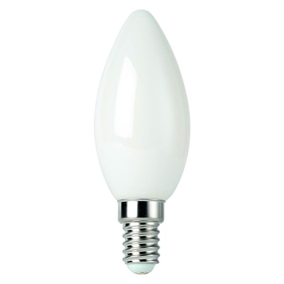 Ampoule Retroled flamme opaque E14 470lm 5W blanc chaud - INVENTIV