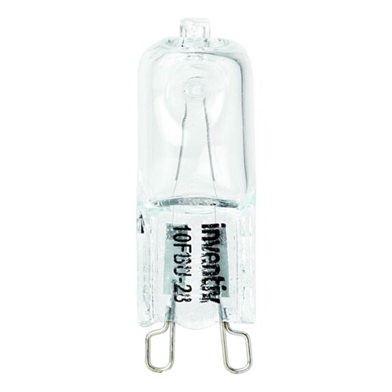 2 ampoules halogènes G9 410lm 30W Ton chaud - INVENTIV