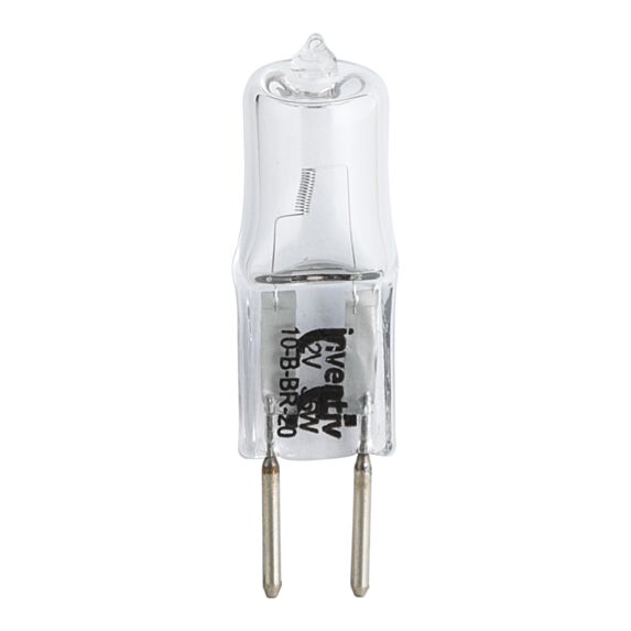 2 ampoules halogène GY6.35 12V 750lm 35W Ton chaud - INVENTIV