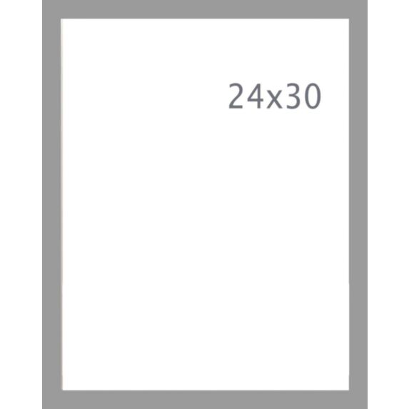 Cadre Photo PVC 24x30cm Silver - INVENTIV