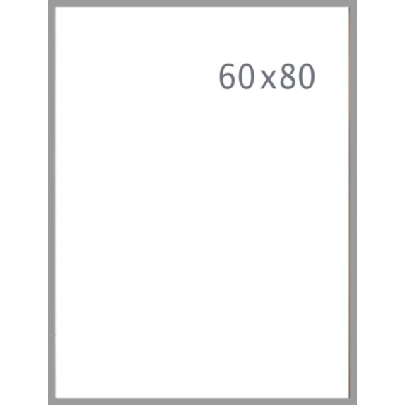 Cadre Photo PVC 60x80cm Silver - INVENTIV