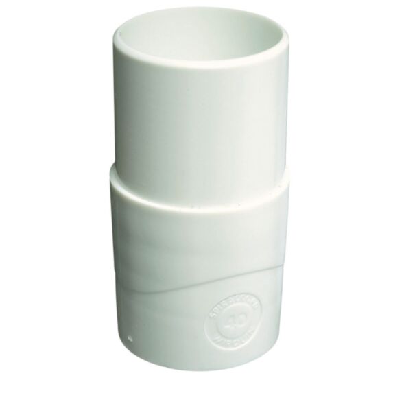 Embout plastique mâle Ø40 mm à coller - INVENTIV