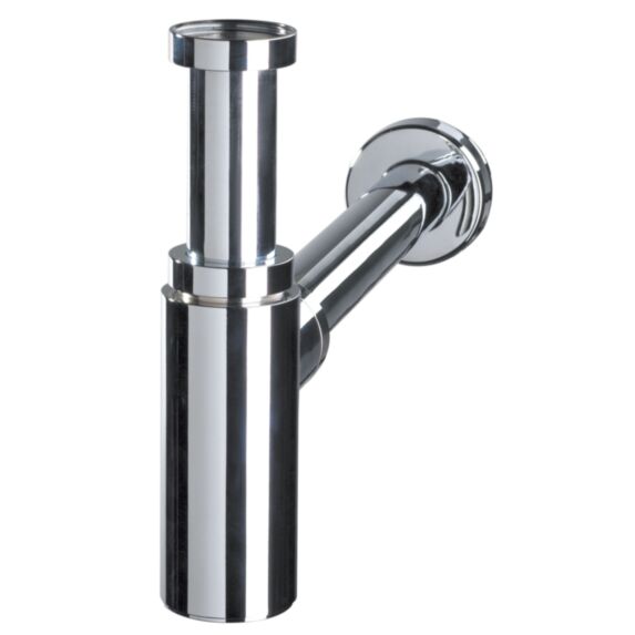 Siphon de lavabo design en laiton chromé - INVENTIV
