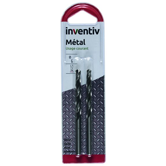 Foret métal Ø6 mm - INVENTIV
