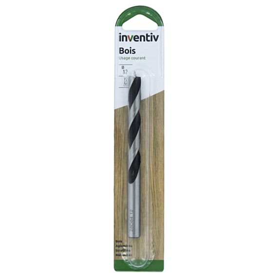 Mèche bois Ø12 L240 x 50 mm - INVENTIV