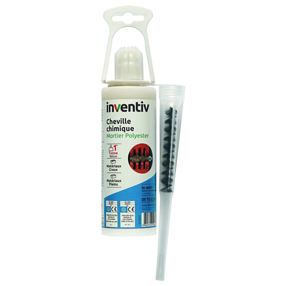 Cartouche de scellement chimique polyester 165ml - INVENTIV