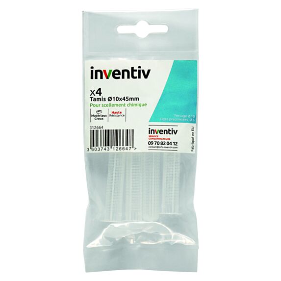 Tamis cone centreur ∅10x 45  x4 - INVENTIV
