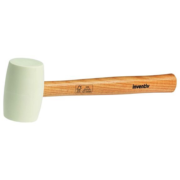 Maillet en bois/caoutchouc 60 mm - INVENTIV