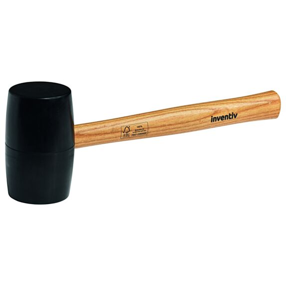 Maillet bois/caoutchouc 70 mm - INVENTIV