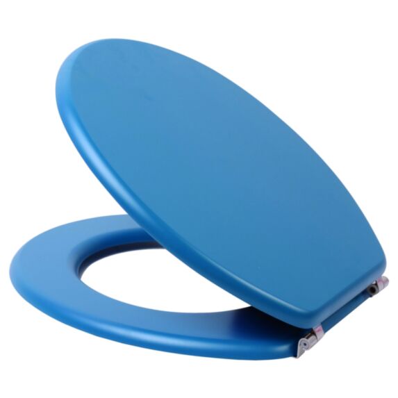 Abattant WC en bois MDF LEA Bleu mat - INVENTIV