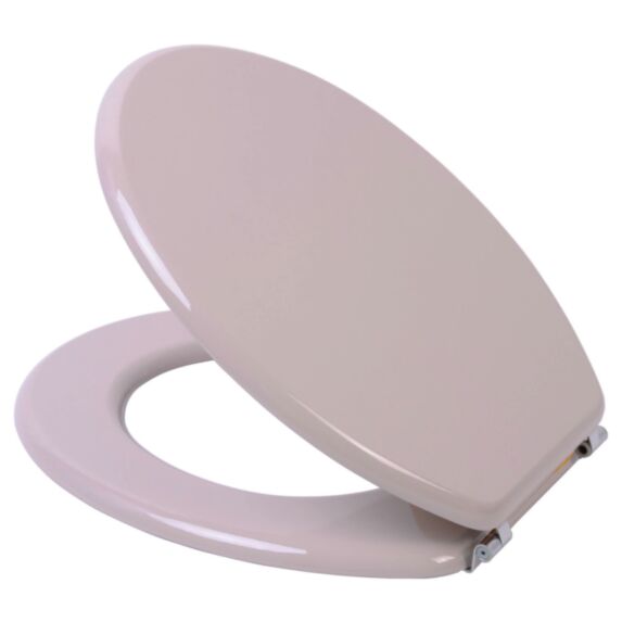 Abattant WC en bois MDF LEA Taupe - INVENTIV