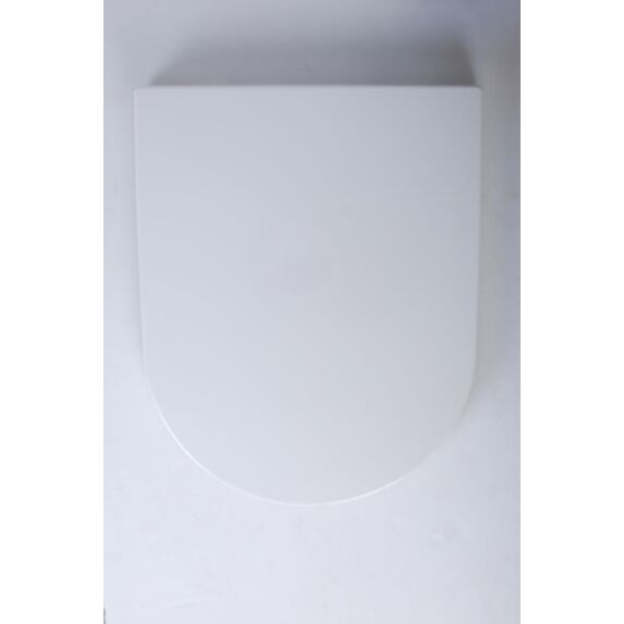 Abattant WC plastique Cover frein de chute déclipsable blanc - INVENTIV