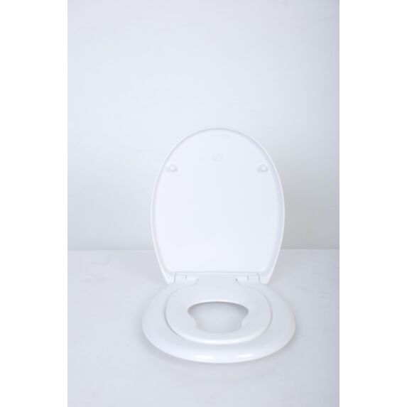 Sièges De Toilette Mistral EOS Bois Enduit Résine Polyester Blanc