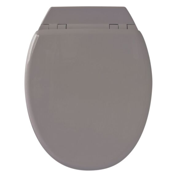 Abattant WC Sleepy Bambou Frein de Chute Déclipsable Gris - INVENTIV
