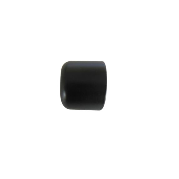 2 Embouts Barre Rideaux Bouchon Ø28mm Noir Mat - INVENTIV