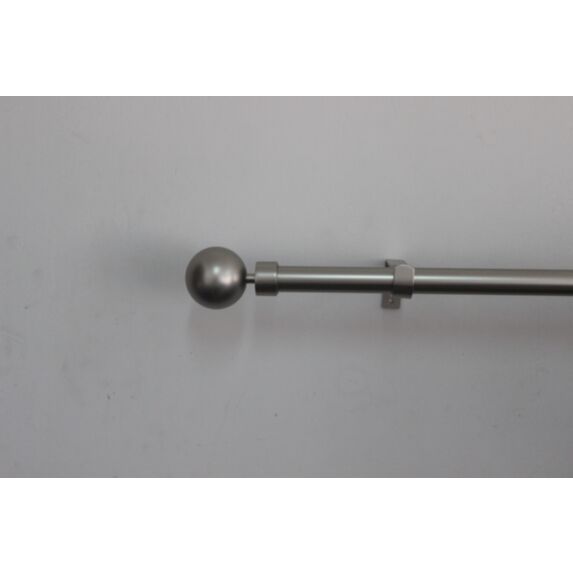 Barre Rideaux Extensible Liza Ø25-28mm 200-360cm Chromé Mat - INVENTIV