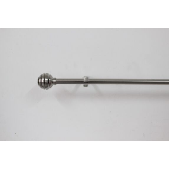 Barre Rideaux Extensible Zia Ø25-28mm 120-210cm Nickel - INVENTIV