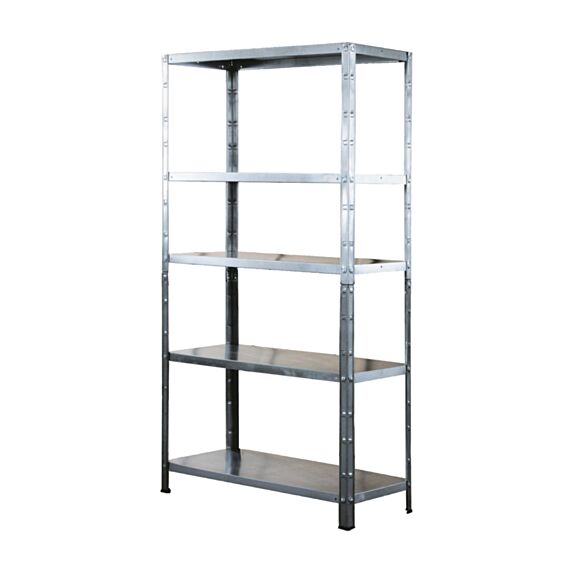Etagère de rangement métal 5 tablettes H179xL90xP40cm - B RESIST