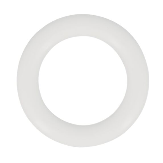 Lot de 10 anneaux en plastique 56 mm pour tringle à rideaux Ø28 blanc - INVENTIV