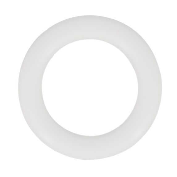 Lot de 10 anneaux en plastique 56 mm pour tringle à rideaux Ø28 blanc - INVENTIV