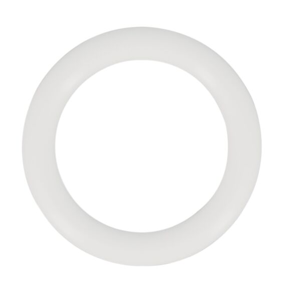 Lot de 10 anneaux en plastique 70mm pour tringle à rideaux Ø35 blanc - INVENTIV