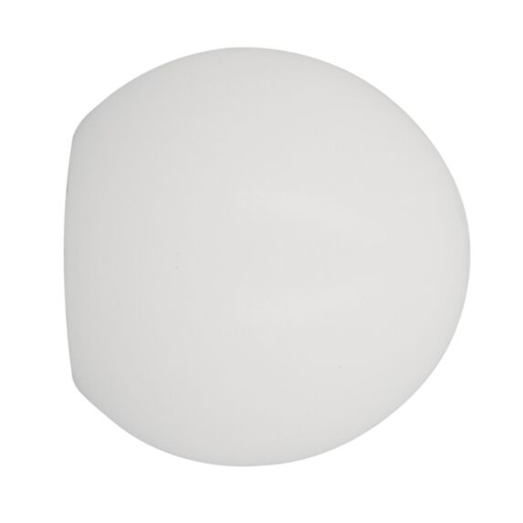 Embout de barre à rideaux boule Ø20 à emboîter laqué blanc - INVENTIV