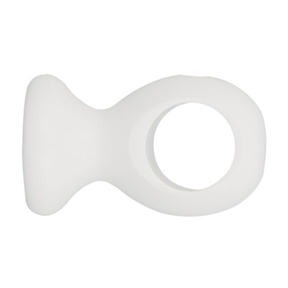 Support plafond de barre à rideau en bois Ø20 42 mm laqué blanc - INVENTIV