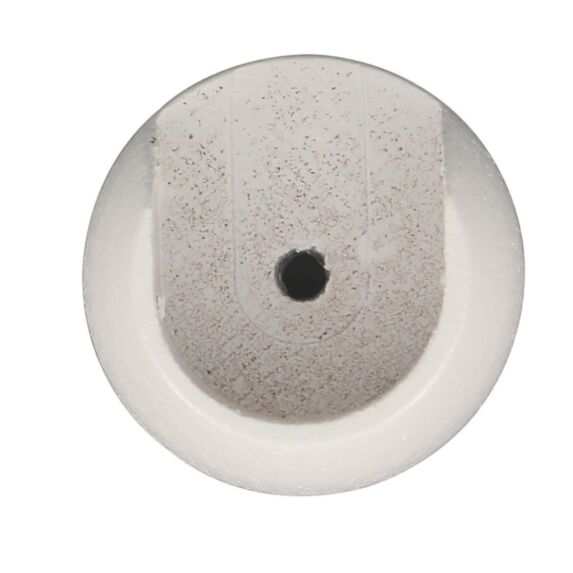 Lot de 2 naissances pour barre à rideau en bois Ø20 coloris laqué blanc - INVENTIV