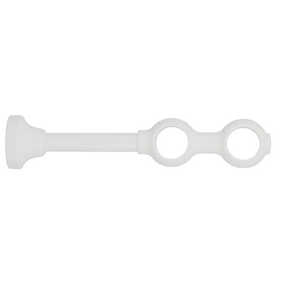 Support à oeil fermé Ø28 double laqué blanc FSC - INVENTIV