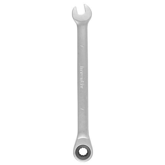 Clé mixte à cliquet 7mm chrome vanadium - INVENTIV
