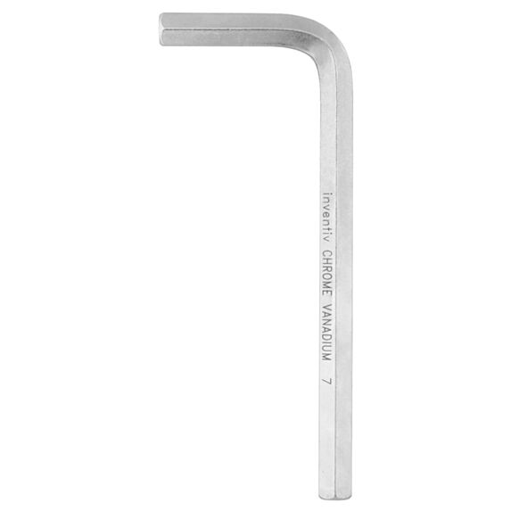 Clé allen 7mm chrome vanadium - INVENTIV