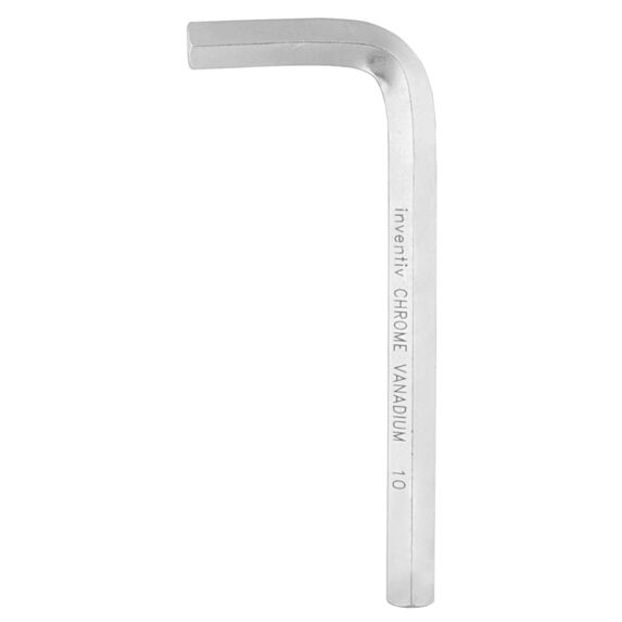 Clé allen 10mm chrome vanadium - INVENTIV