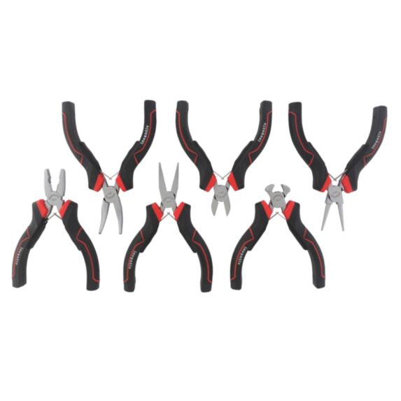 Jeu de 6 mini-pinces chrome vanadium - INVENTIV