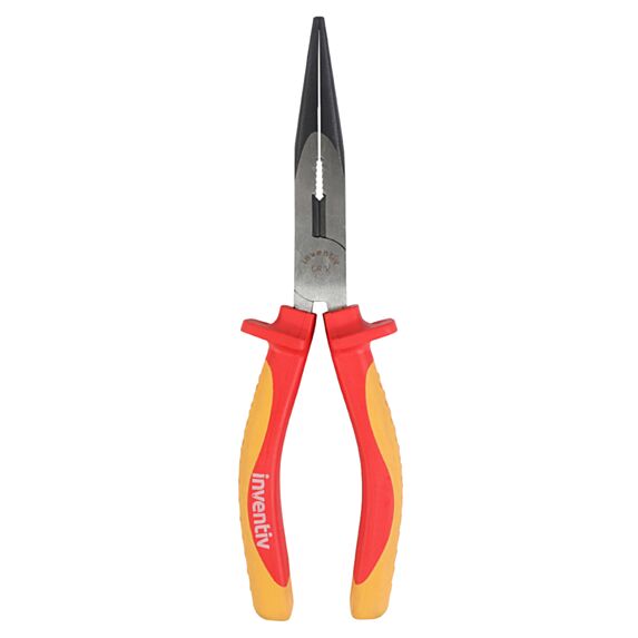 Pince téléphone droite isolée 200mm chrome vanadium - INVENTIV