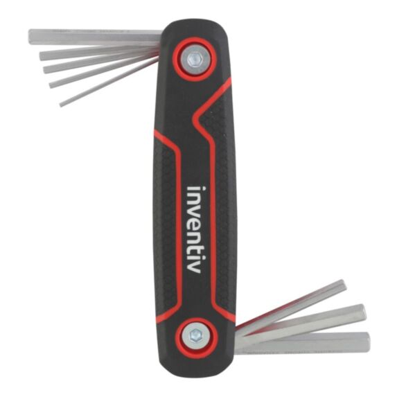 Canif 8 clés tamper torx 1,5/7mm chrome vanadium - INVENTIV