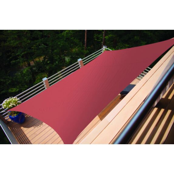Voile d'ombrage rectangulaire Primo 4x3m Brique - INVENTIV